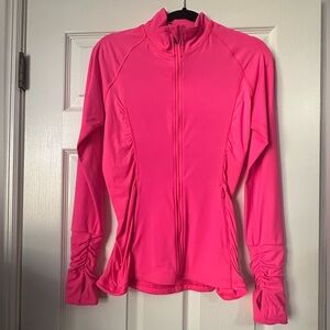 Victoria’s Secret VSX Sport Hot Pink Athletic Zip Up Jacket Small